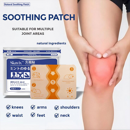 🔥SKAVIX™ Back Pain Patch Natural Pain Relief Patches for Knee Neck Shoulder and Joint Pain Muscle Soreness Arthritis Relief