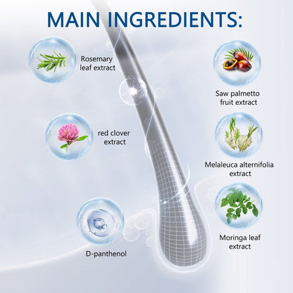 Hair Growth Roll-On Serum – Rosemary 3% | Aminexil 2% | Redensyl 3% | Anagain 2% | Fuller Hair in 4 Weeks