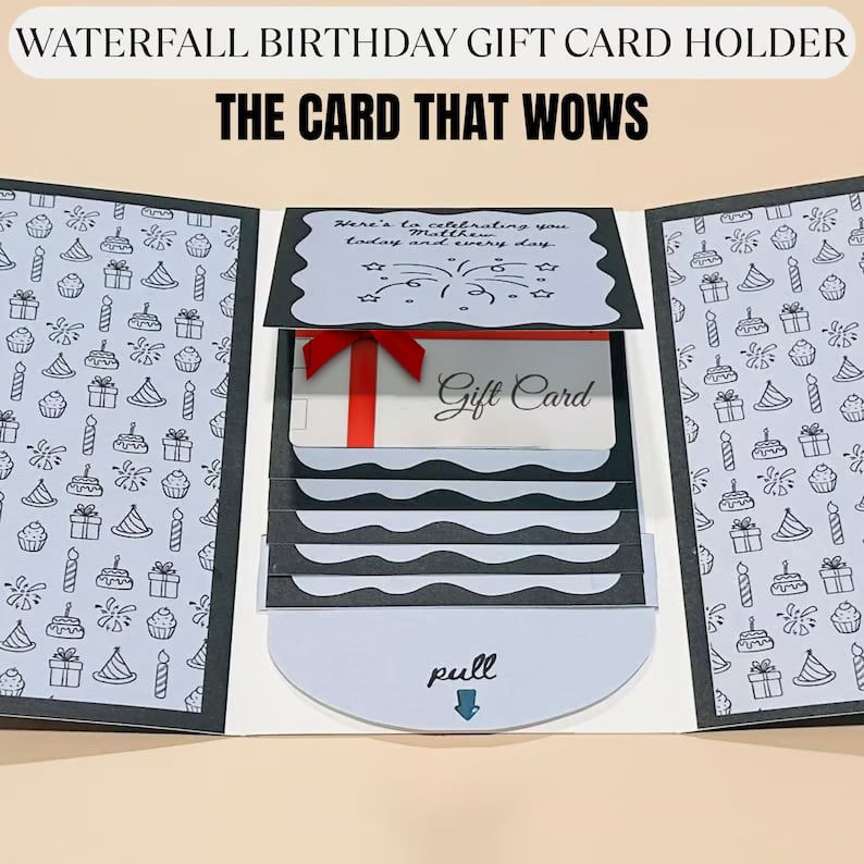 🎄 50K+ SOLD! 🎁✨ Christmas Gift Card Holder Book – Handmade Holiday Surprise. Festive Design & Heartfelt Gifting Magic 🎅