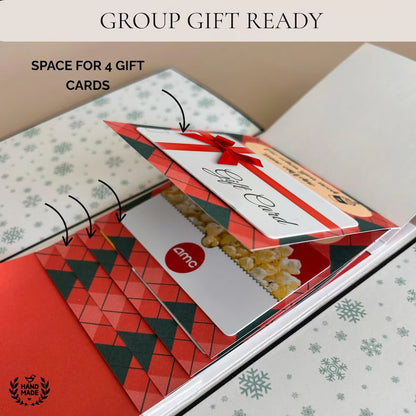 🎄 50K+ SOLD! 🎁✨ Christmas Gift Card Holder Book – Handmade Holiday Surprise. Festive Design & Heartfelt Gifting Magic 🎅