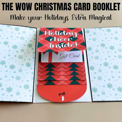 🎄 50K+ SOLD! 🎁✨ Christmas Gift Card Holder Book – Handmade Holiday Surprise. Festive Design & Heartfelt Gifting Magic 🎅